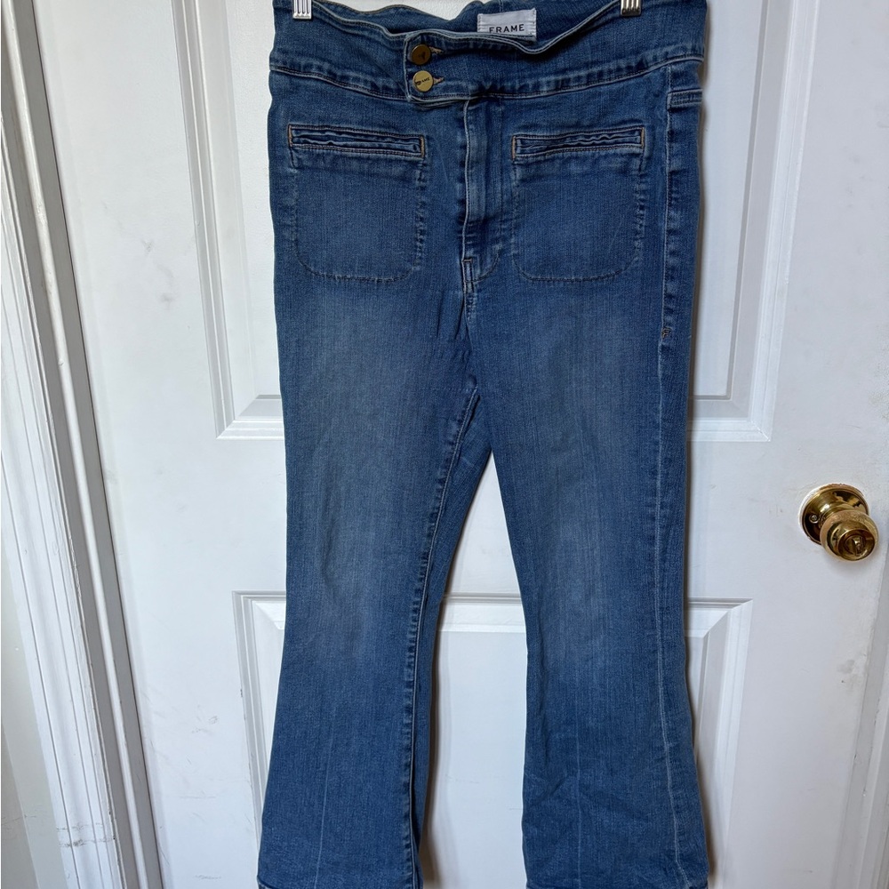 Frame Denim Women's Le Hardy Crop Flare